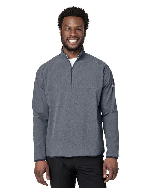 Coastal Woven Quarter-Zip Pullover