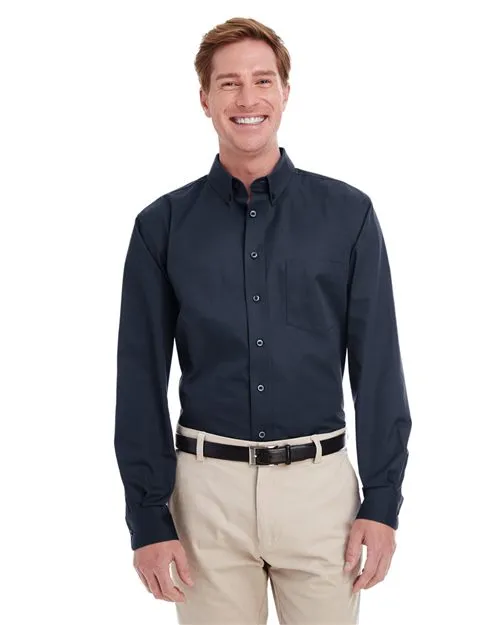 Men's Tall Foundation Cotton Twill Shirt with Teflon