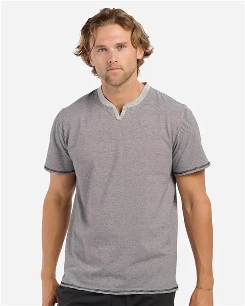 Striped V-Notch T-Shirt