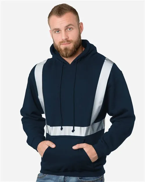 USA-Made Hi-Visibility Hooded Sweatshirt