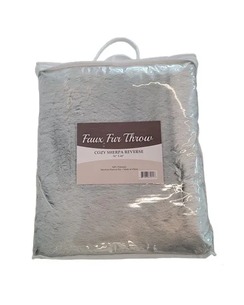 Faux Fur Throw