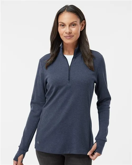 Women's 3-Stripes Quarter-Zip Pullover Sweater
