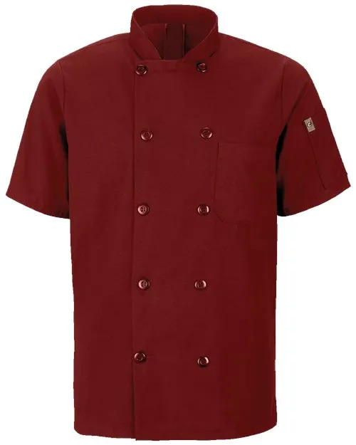Mimix™ Short Sleeve Chef Coat with OilBlok
