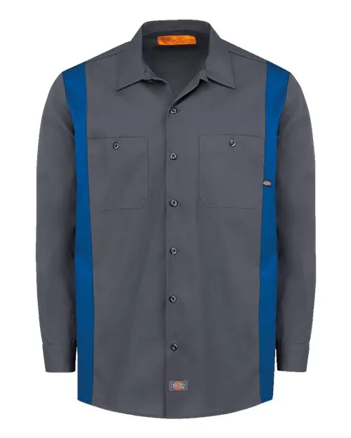 Men's Tall Industrial Colorblocked Long Sleeve Shirt