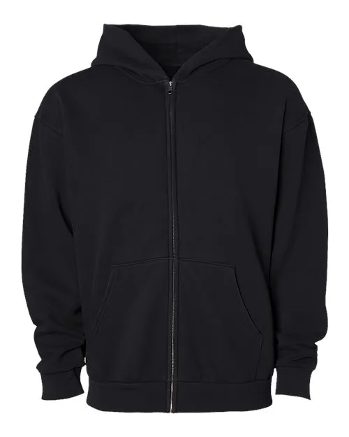 Unisex Avenue Midweight Full-Zip Hooded Sweatshirt