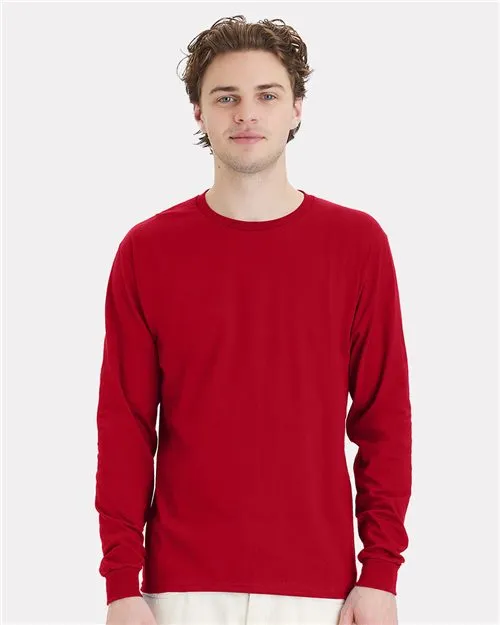 Hanes Essential-T 100% Cotton Long Sleeve T-Shirt 5286