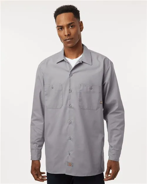 Industrial Long Sleeve Work Shirt - Tall Sizes