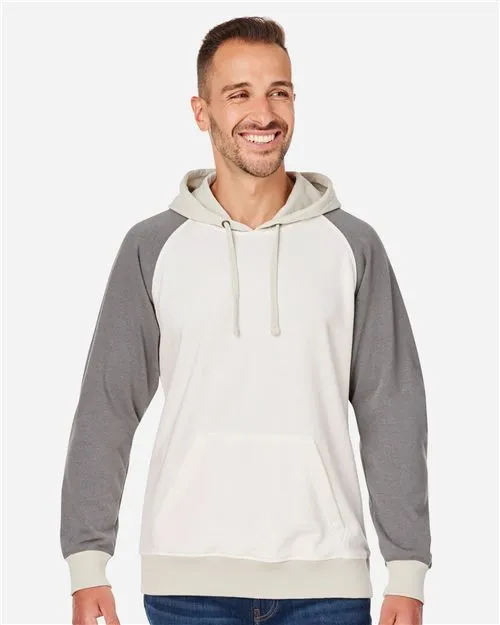 Vintage Tricolor Hooded Sweatshirt