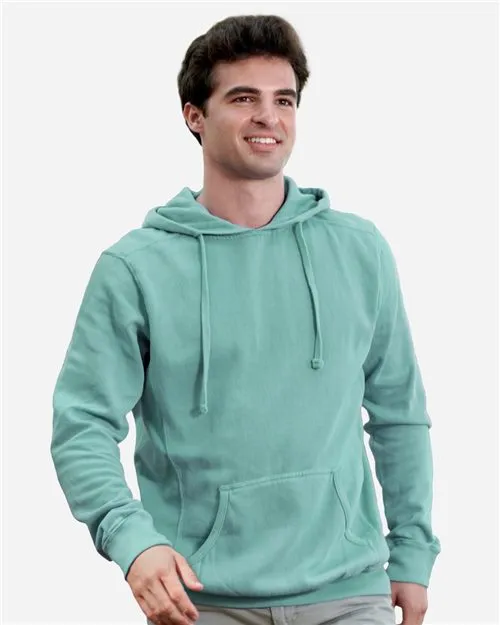 Pigment-Dyed Fleece Hooded Sweatshirt