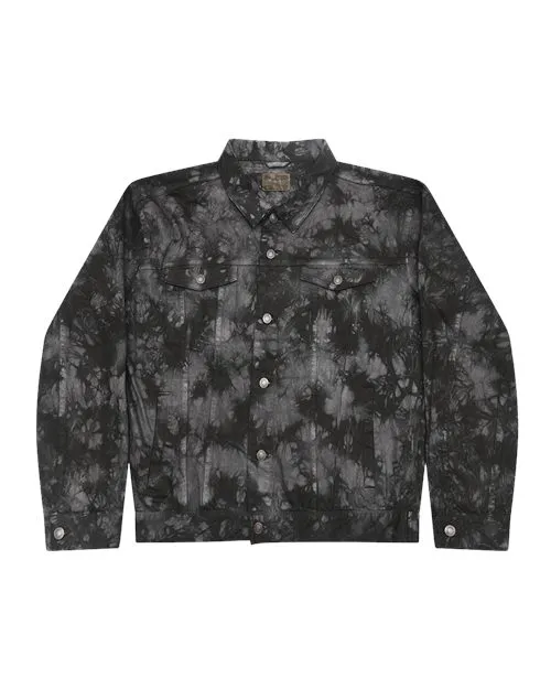 Tie-Dyed Denim Jacket