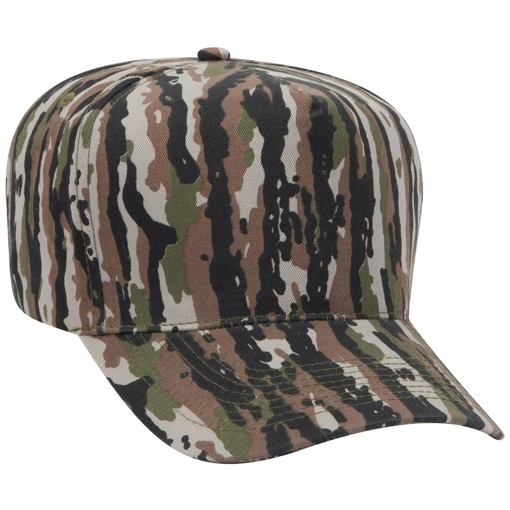 OTTO CAP® Camouflage 5 Panel Mid Profile Baseball Cap