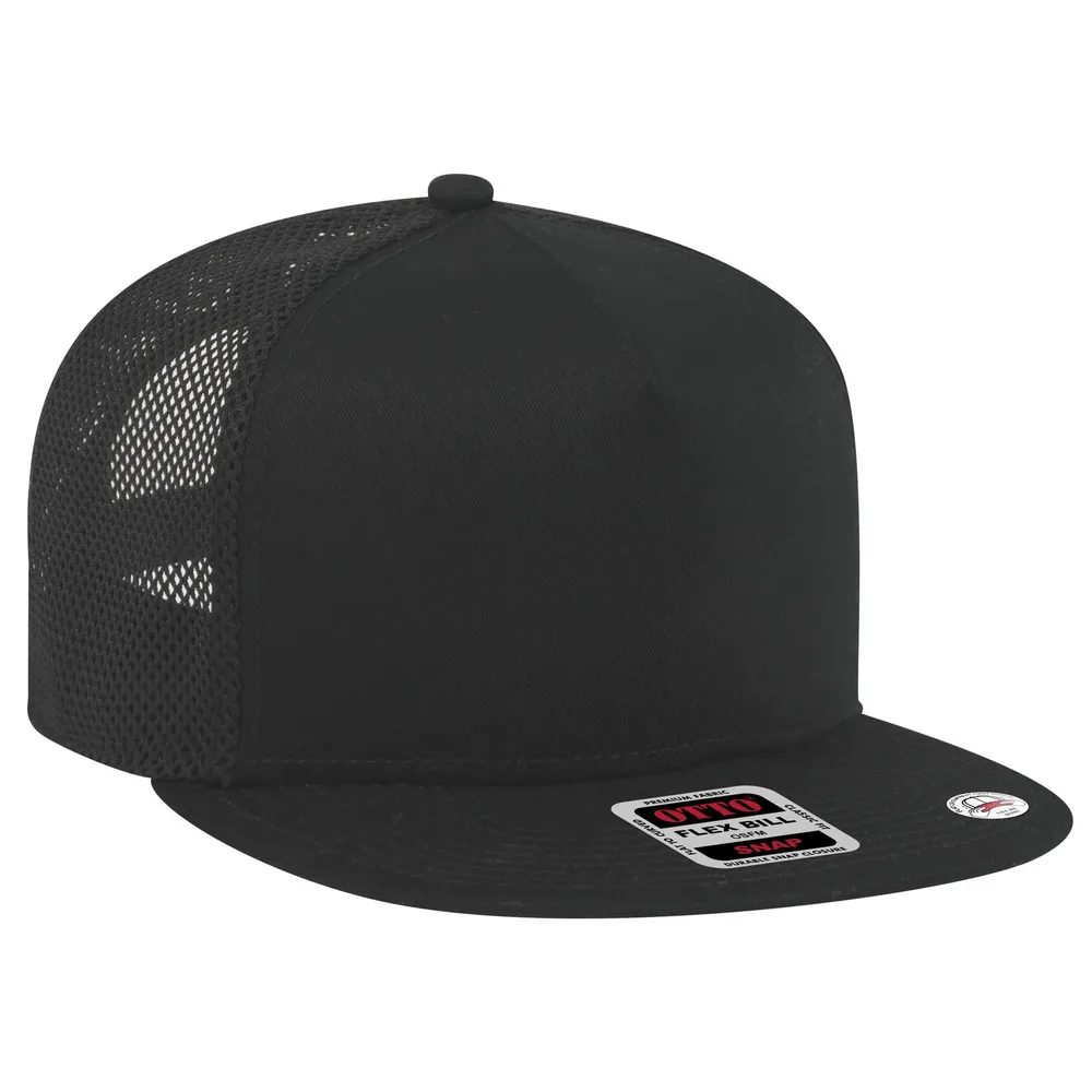 OTTO CAP "OTTO SNAP" 5 Panel Mid Profile Mesh Back Trucker Snapback Hat