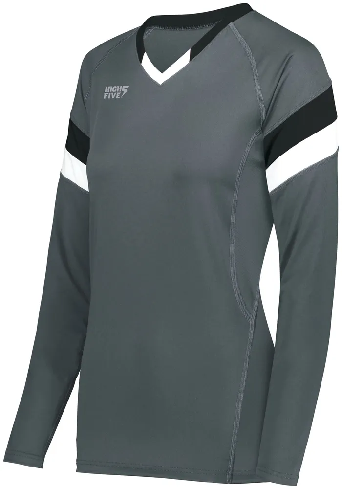 Girls Truhit Tri-Color Long Sleeve Jersey