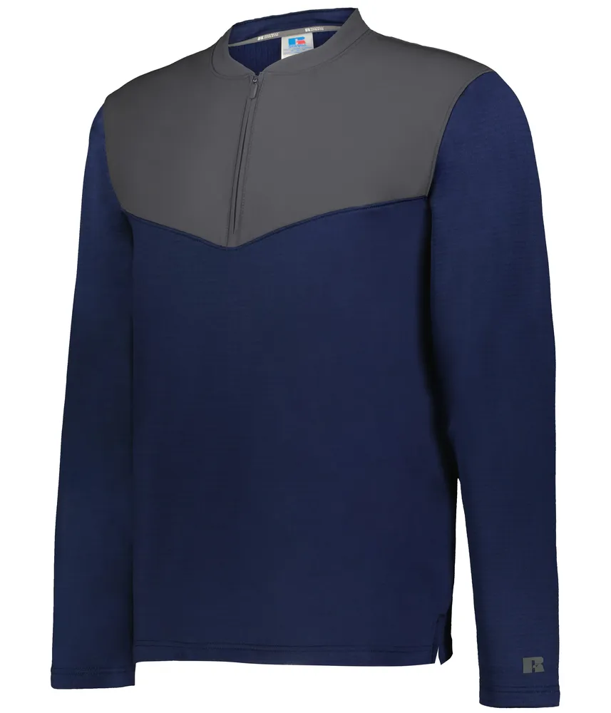 Sideline Grid 1/4 Zip Pullover
